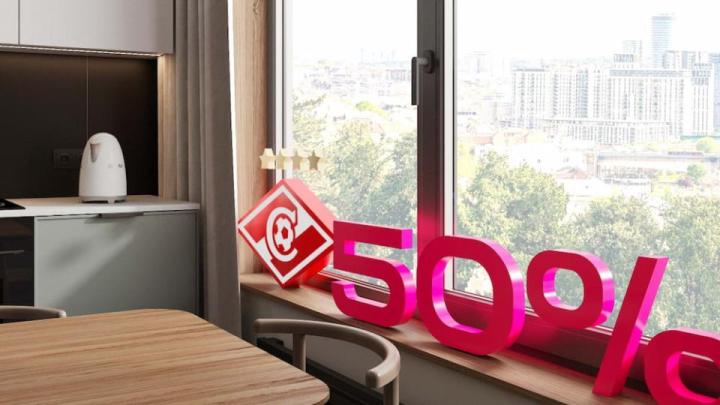 Окна Melke официальный спонсор ФК «Спартак-Москва».