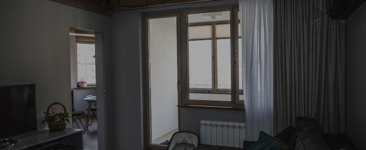 Пластиковые балконные двери 