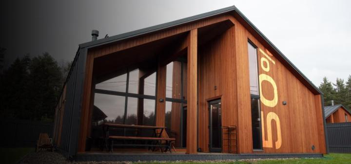 Остекление коттеджей окнами Melke со скидкой 50%.