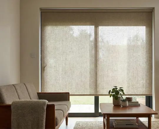 Окна Melke c рольшторами