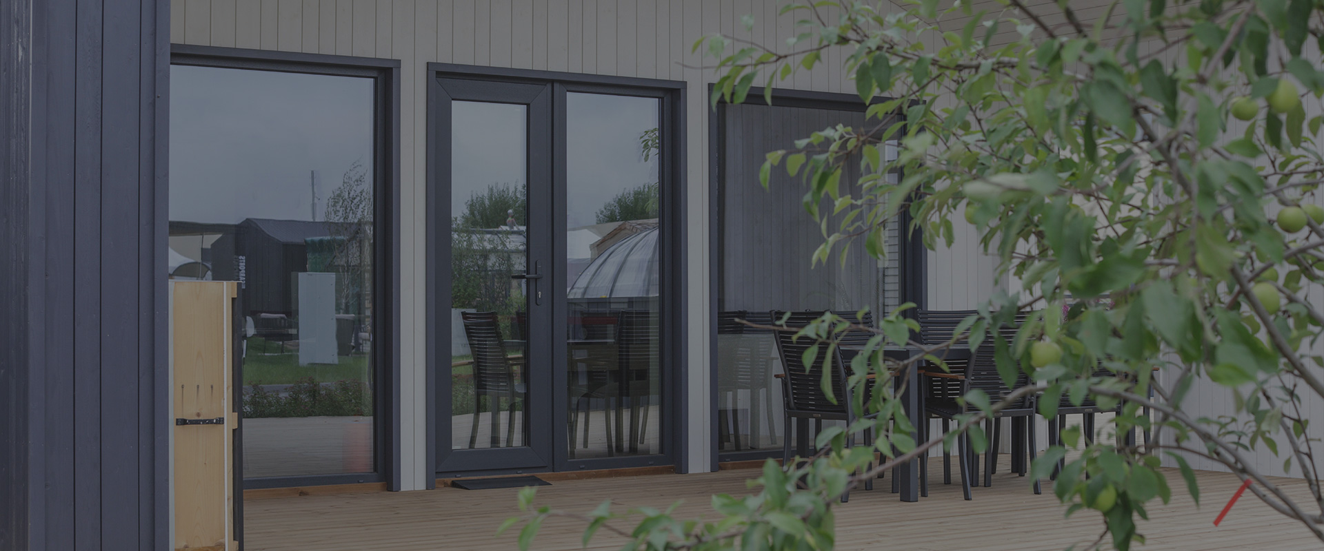 Остекление входной группы