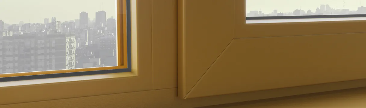 Демонстрация окна Melke с покрытием Cool Colours