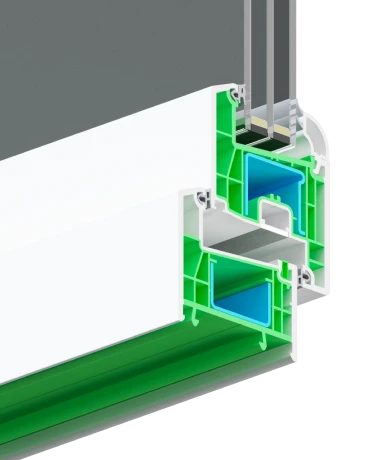 Оконный профиль Melke Evolution.